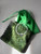 Seasonal Series Bundle: Autumn Harvest - Heirloom Starter Veil in Olive Green, Bracelet Rosary and Green Velvet Rosary Bag