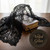 Veiled in Grace Catholic women's formation experience and speaker series by Veils by Lily. Image features a delicate black lace mantilla veil draped over a missal and rosary.