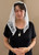 FB LIVE: "April Trinity Veil" with Metal 3inch Sewn-in Comb. 