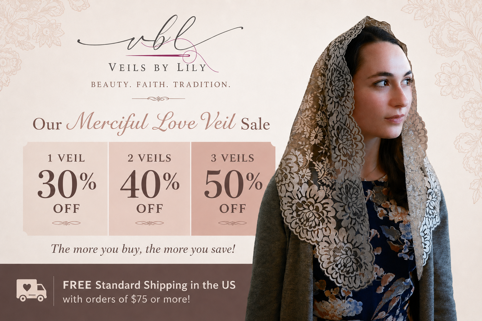 Our Merciful Love Veil Sale