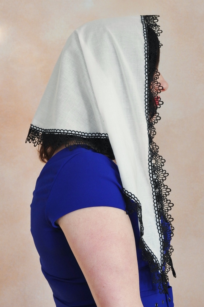 St. Bernadette Cotton Veils - Short - Veils by Lily