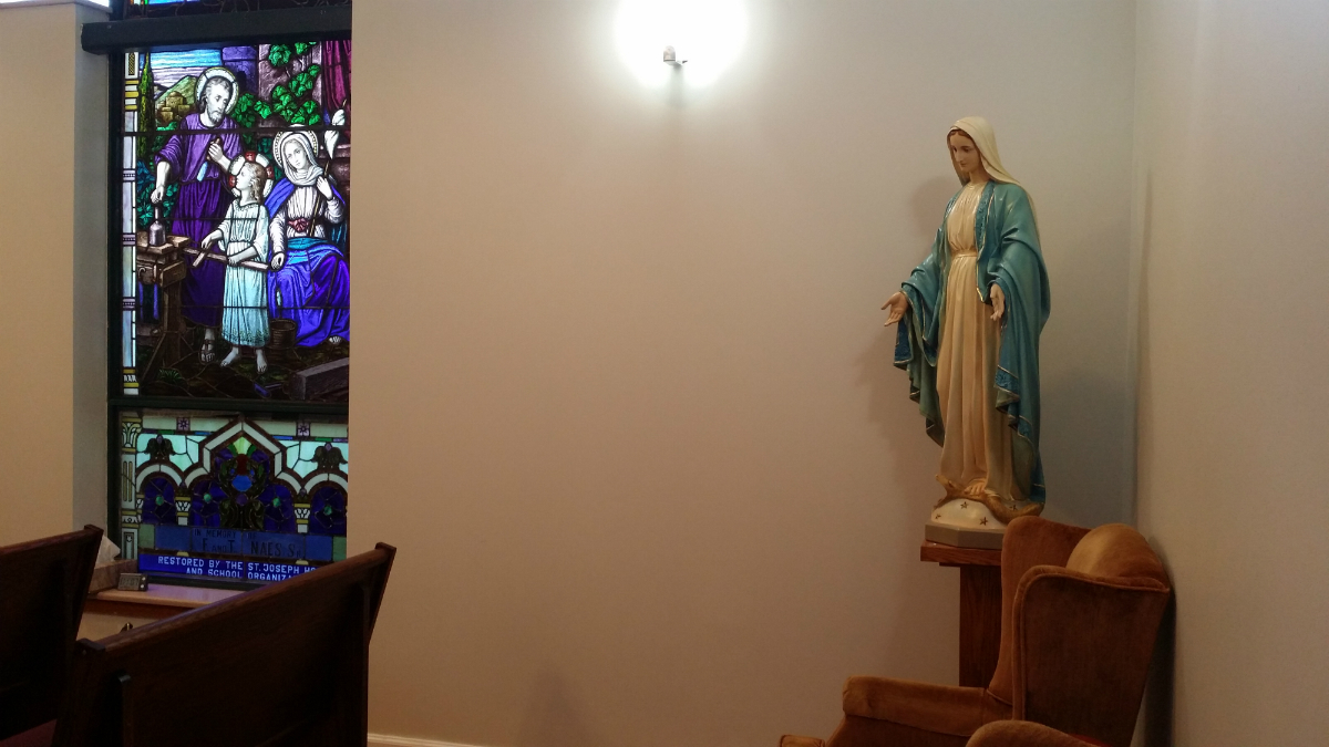 Adoration Chapel - Blessed Mother Statue