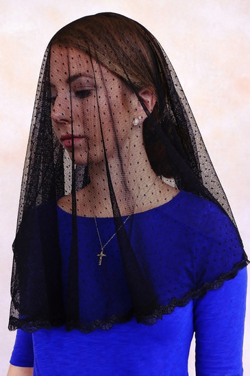 Royal Blue Veil 