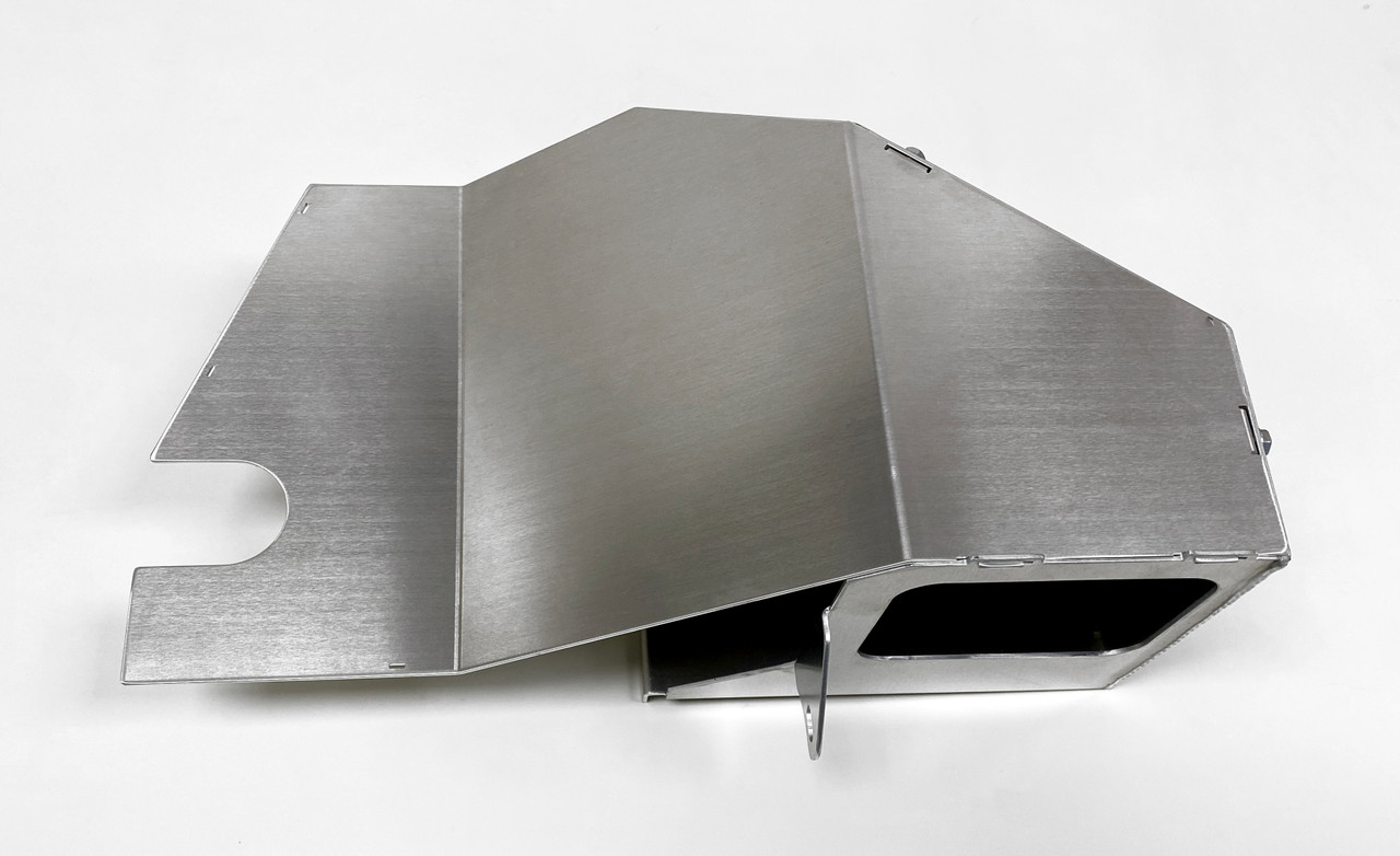 Top view of air intake shield Top view of air intake shield