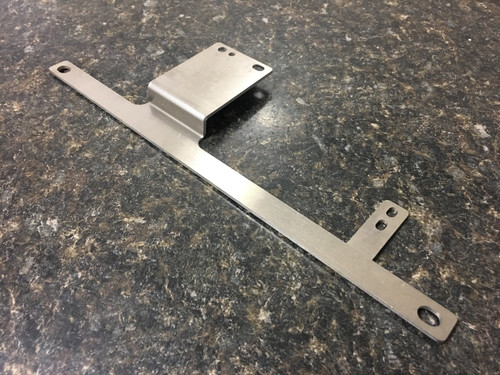 Side view of throttle body brace