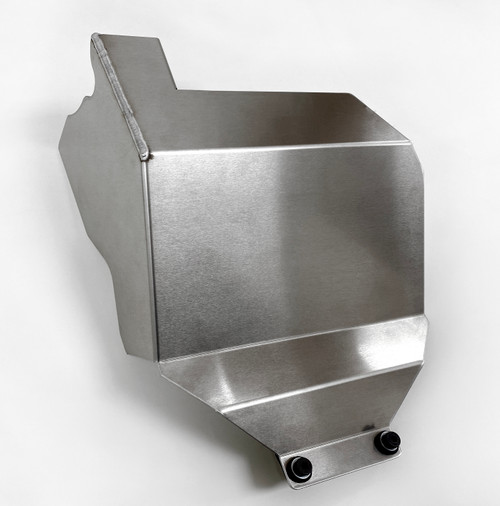 Front view of air intake shield