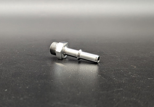 Fuel Rail Male Adapter - 5/16 quick connect to -6AN ORB Male