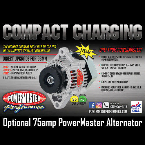 Polaris RZR Alternator Kit
50AMP or 75AMP Polaris RZR Alternator Kit
50AMP or 75AMP