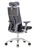 Powerfit Black Frame Fabric Seat W/Headrest