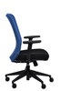 Gene Chair Black Fabric Seat/ Mesh Back