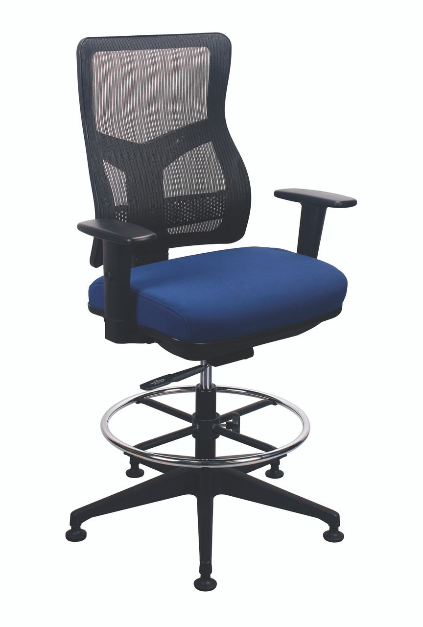 Tempurpedic Tp210 Extended Height Fabric Seat Mesh Back Raynor Npp Tempurpedic Tp210 Extended Height Fabric Seat Mesh Back Raynor Npp