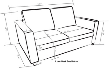 Kinnect Park Love Seat Sand