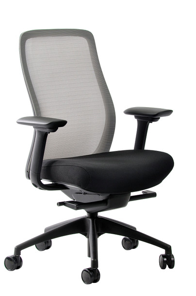 Vera Chair Black Fabric Seat/Mesh Back