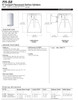 8" Fluorescent Cylinder  8" aperture surface cylinder for use with a 26W, 32W or 42W compact fluorescent lamp.
