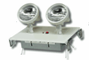 •  Two fully adjustable 5.4W par type lamp heads.
•  High performance chrome-plated metal reflectors and plastic lens for optimal light distribution.
•  Bar hangers on the back box for recessed mount.
 •  Compatible with drop ceiling mount installations.
•  Durable 20-gauge steel trim plate in white or black finish.
 •  Trim securely attached to housing with spring clips.
