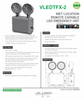 VLEDTFX-2   Wet Location Remote Capable LED Emergency Light