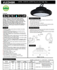 VLEDHBR   LED HIGH BAY ROUND - 100W, 150W & 220W, 5000K - Round LED high bay luminaire, which is designed to illuminate a wide variety of settings, including commercial, industrial & retail settings such as warehouses, manufacturing plants, etc.