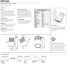 34W high powered LED track fixture specially designed for accent lighting. Available with multiple beam spreads.