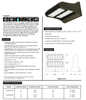 LED ADJUSTABLE WALL PACK 60  and 80 WATTS 4000K & 5000K - The LEDWPA Series is a rugged, durable LED wall pack that provides full adjustability of the LED module, so light can be focused up, down, or anything in between.