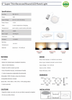 6" Super Thin Recessed LED Round Panel Light with 3 Adjustable Color Temperatures