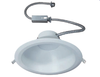 The VSFK8 is a Commercial grade, DoB, AC Direct LED, Recessed Downlight Retrokit with integral one piece housing and mouse-trap spring clips to allow for easy installation.