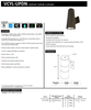4" Round LED Up/Down Cylinder Light
