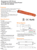 15 Watt Constant Output Power LED Emergency Driver