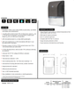 LED Small Economy Outdoor Wallpack