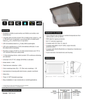 Traditional LED Wallpack with Glass Lens (6,000-16,000 Lumens)