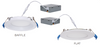 The 3/4/6/8 inch slim downlight with junction box are 5 CCT (2700K, 3000K, 3500K, 4000K, 5000K) selectable and oﬀer dimming capability to satisfy more application needs in residential and commercial settings. This ultra-slim housing design product equipped with a smooth dimming features and it is compatible with majority of dimmers from the market. ETL compliance ready for damp location and energy saving. High color rendering provide excellent light performance and simpliﬁed installation in drywall or suspended ceilings eliminates recessed cans saving time and money. 