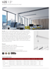 1.3" Slim Linear LED Direct/Indirect Pendant Light