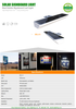 Solar Signboard Light
