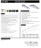 4' FT KELVIN FIELD SELECTABLE VAPOR TIGHT LUMINAIRE - 3500K/4000K/5000K