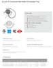 6",  8" and 10" Wattage and CCT Selectable Downlight