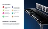 LED Solar All In One High Wattage Area Light