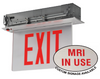 Recessed Edglit Aluminum Exit Sign