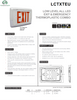 Low Level All LED Exit & Emergency Thermoplastic Combo
