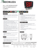 All LED NEMA4X/NSF Exit & Emergency Combo