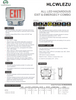 All LED Hazardous Exit & Emergency Combo 