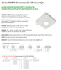 Recessed LED MRI Downlight