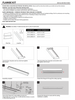 1x4, 2x2 and 2x4 Flange Kits for Drywall Ceiling