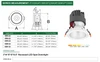 Series VBR-D2  3"/4"/5"/6"/6.5" Recessed LED Spot Downlight