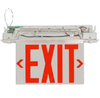 NYC Compliant LED Emergency Edge Lit Exit Sign Combo