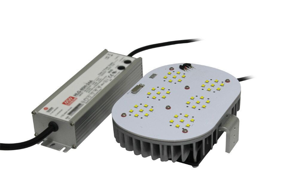VEC-RK-80WA1 80 Watt LED Retrofit Kit to Replace 175w HID in Shoeboxes, Wallpacks, Cobra Head, High and Lowbay fixtures.