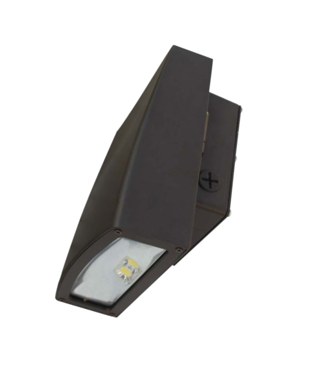 L.E.D. Versatile Wallpack-20 through 80 watt (Rugged die-cast aluminum construction features a back box with secure lock hinges, stainless steel hardware and a sealed and gasketed optical compartment)