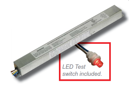 BALT5-500ACTD 500 Lumen AC Output with Time Delay T5 Fluorescent Emergency Ballast