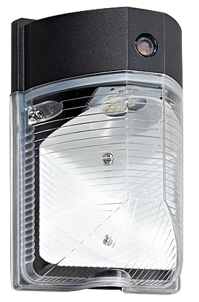 Sealed die-casting profile for outdoor applications
 Consumes 17W to replace 120W Incandescent
25W to replace 50W HIDLumen ouput from 1600-2200lm
Polycarbonate optical lens with UV stabilizers
UL class 2 driver, and 120V/277V photocell UL/cUL listed and DLC qualified