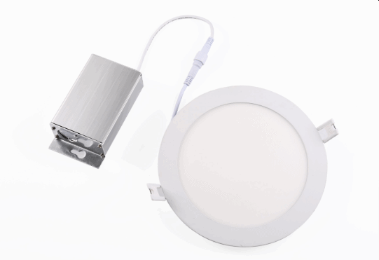 4" Super Thin Recessed LED Round Panel Light with 3 Adjustable Color Temperatures