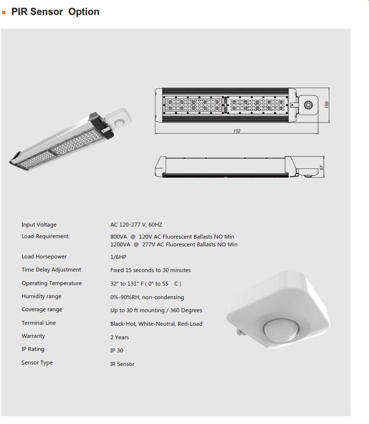 LED Linear Industrial Highbay Light