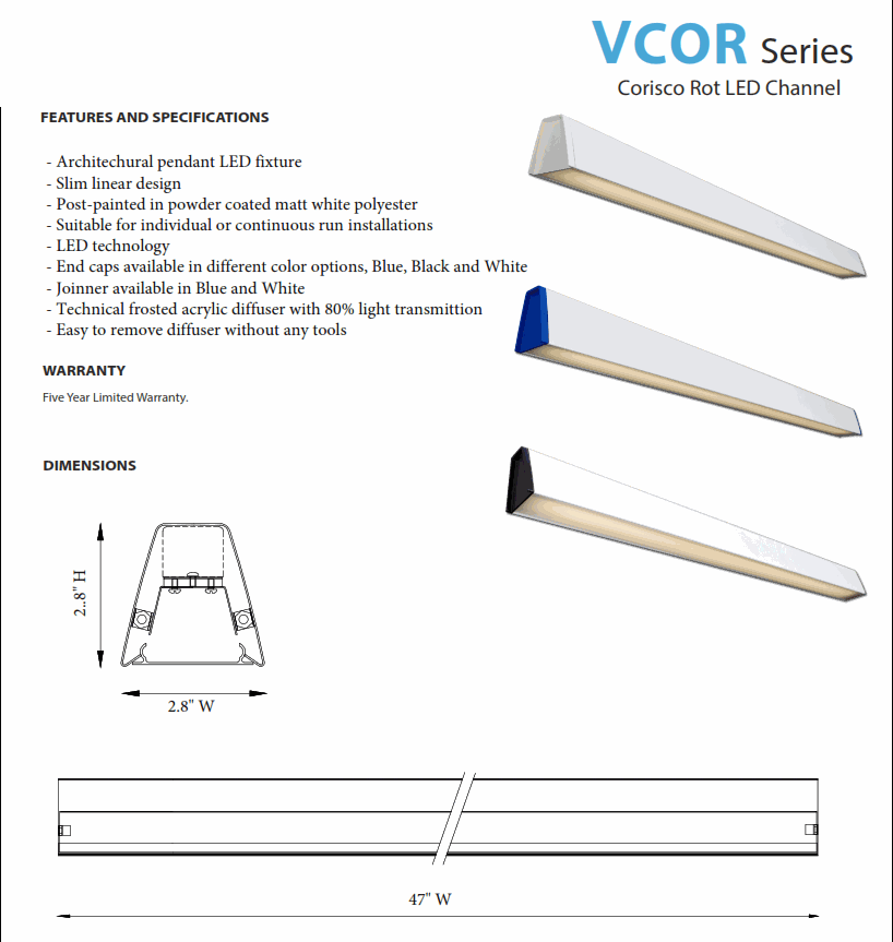 Linear LED Decorative Corridor Light